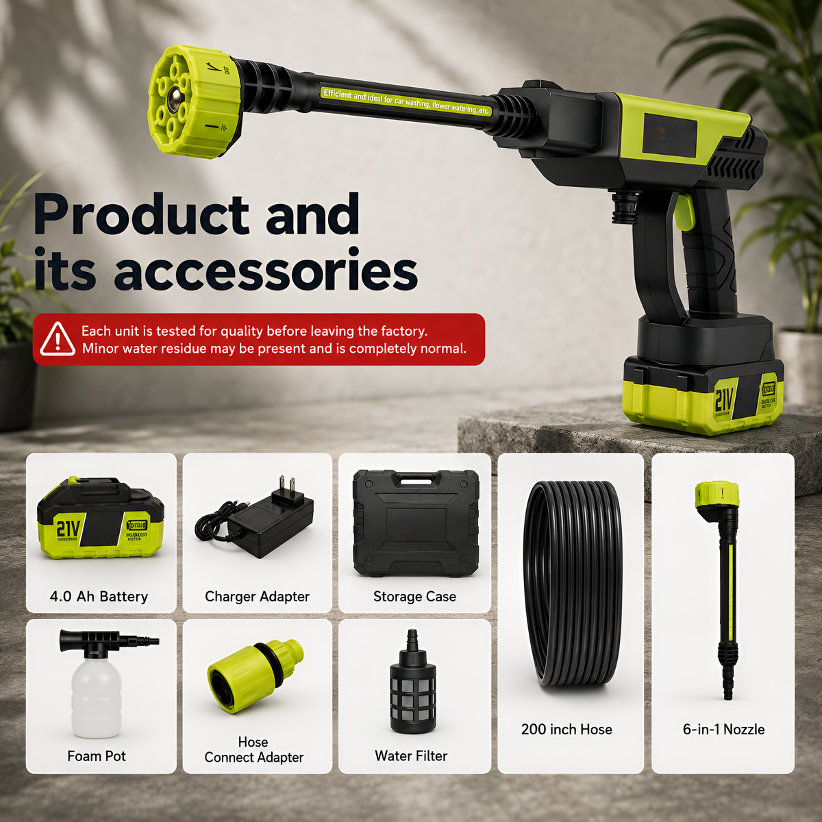 Portable Pressure Washer Pack