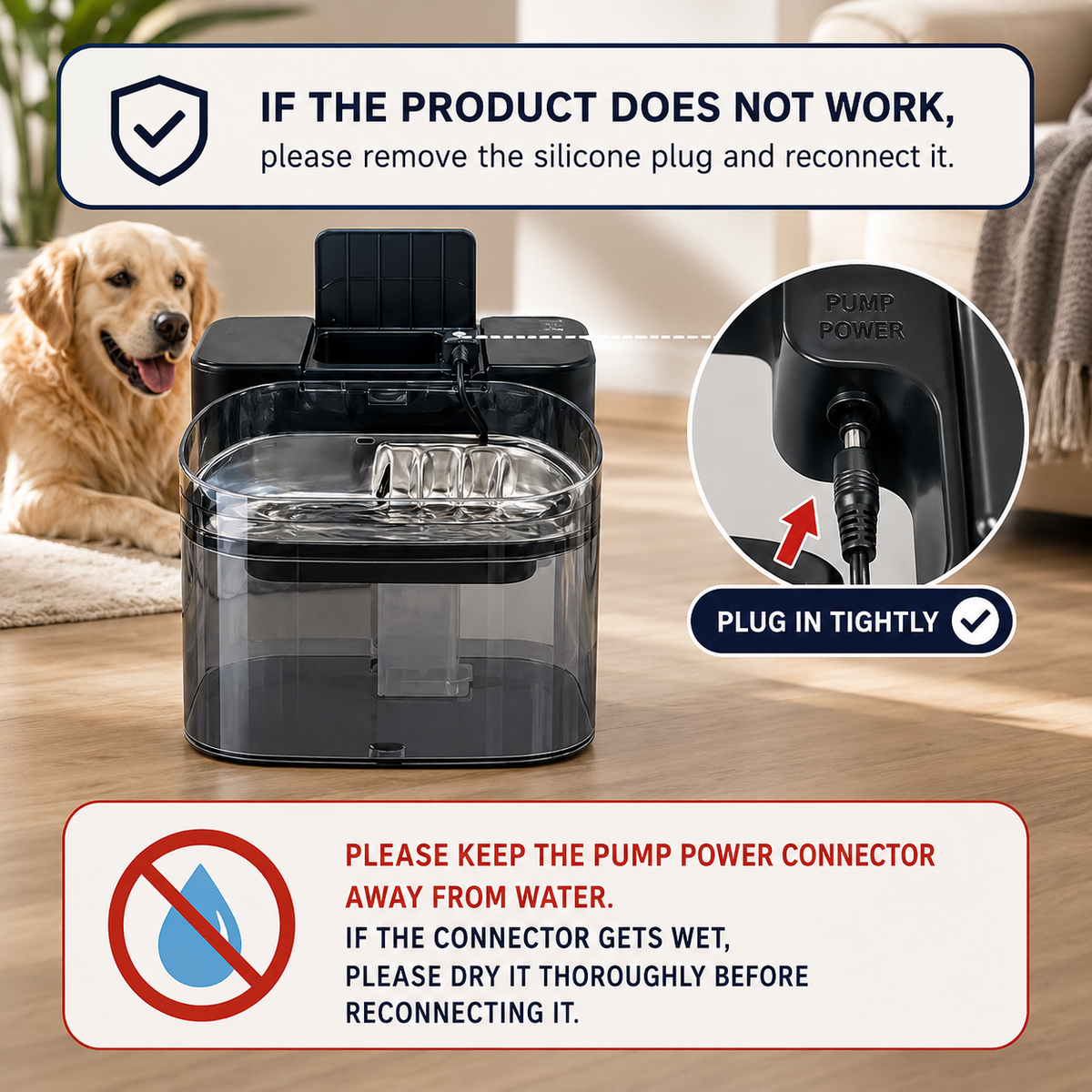 11L Dog Water Fountain